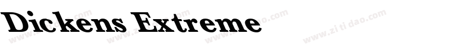 Dickens Extreme Lefty字体转换
